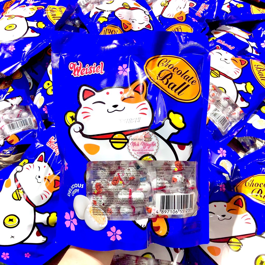 KẸO SOCOLA MÈO THẦN TÀI