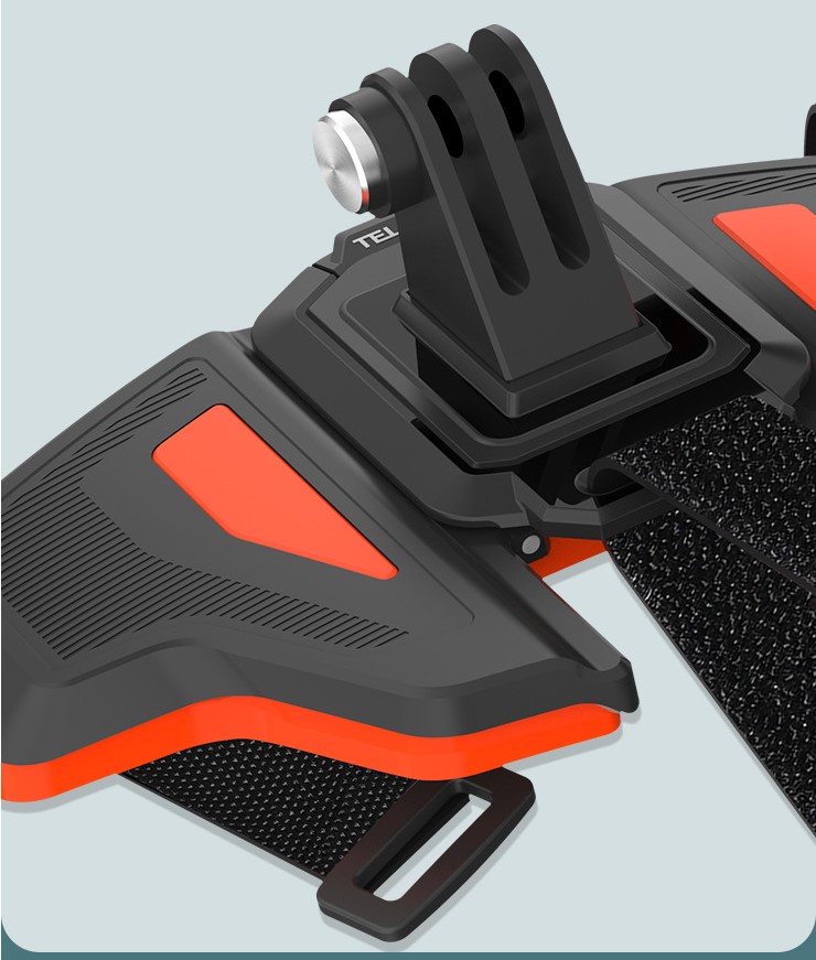Mount Gắn Cằm Cho GoPro Telesin - Bộ Gắn Cằm Lên Mũ Fullface (hàng chính hãng) Kèm đế khóa J HBM-MT2