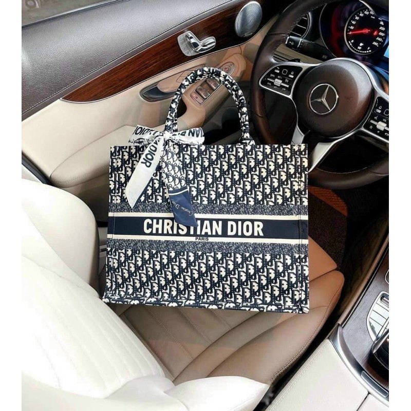 TÚI CÔNG  SỞ DIOR TOTE SIZE 42cm tặng kèm khăn