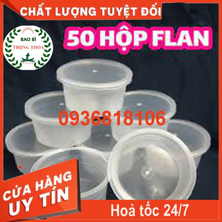 Hủ bánh flan 1 Lốc 50 cái