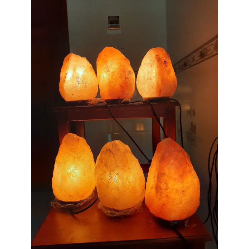 Đèn đá muối hymalaya (3-4kg) Trang trí, xông tinh dầu, đèn phong thủy, hút tài lộc, tăng dương khí... | BigBuy360 - bigbuy360.vn