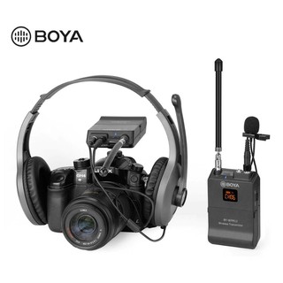 Micro Không Dây Cài Áo Cho Điện Thoại Boya BY-WM4
