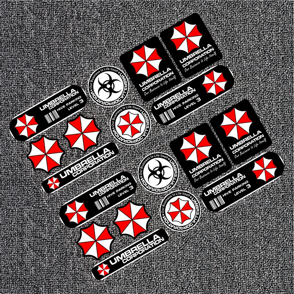 Set 2 Tấm sticker Dán Trang Trí Xe Mô Tô 8x22cm