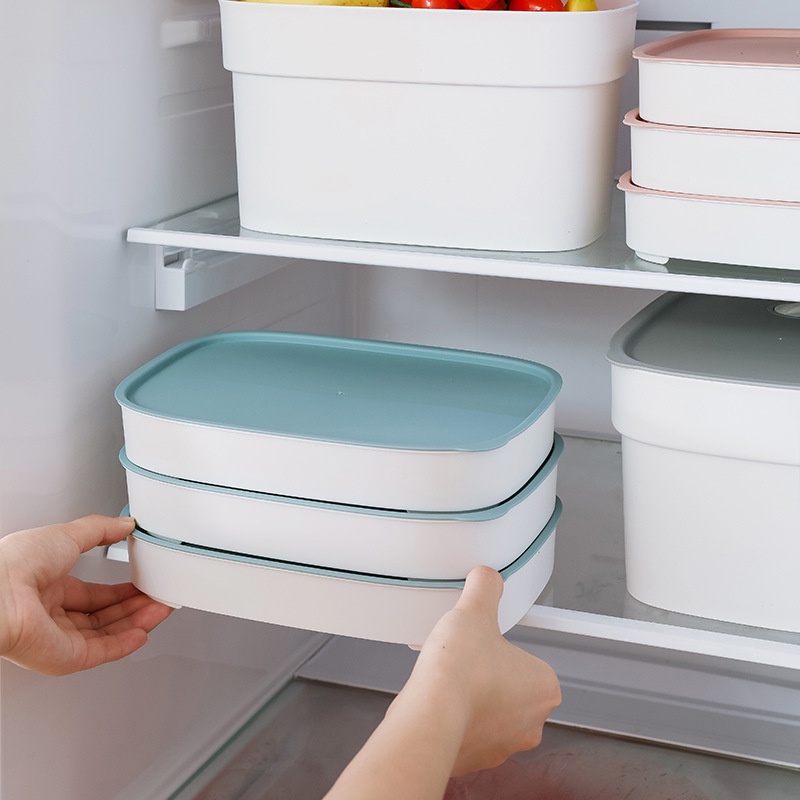 Kitchen Refrigerator Food Storage Box Dumplings Vegetable Organizer