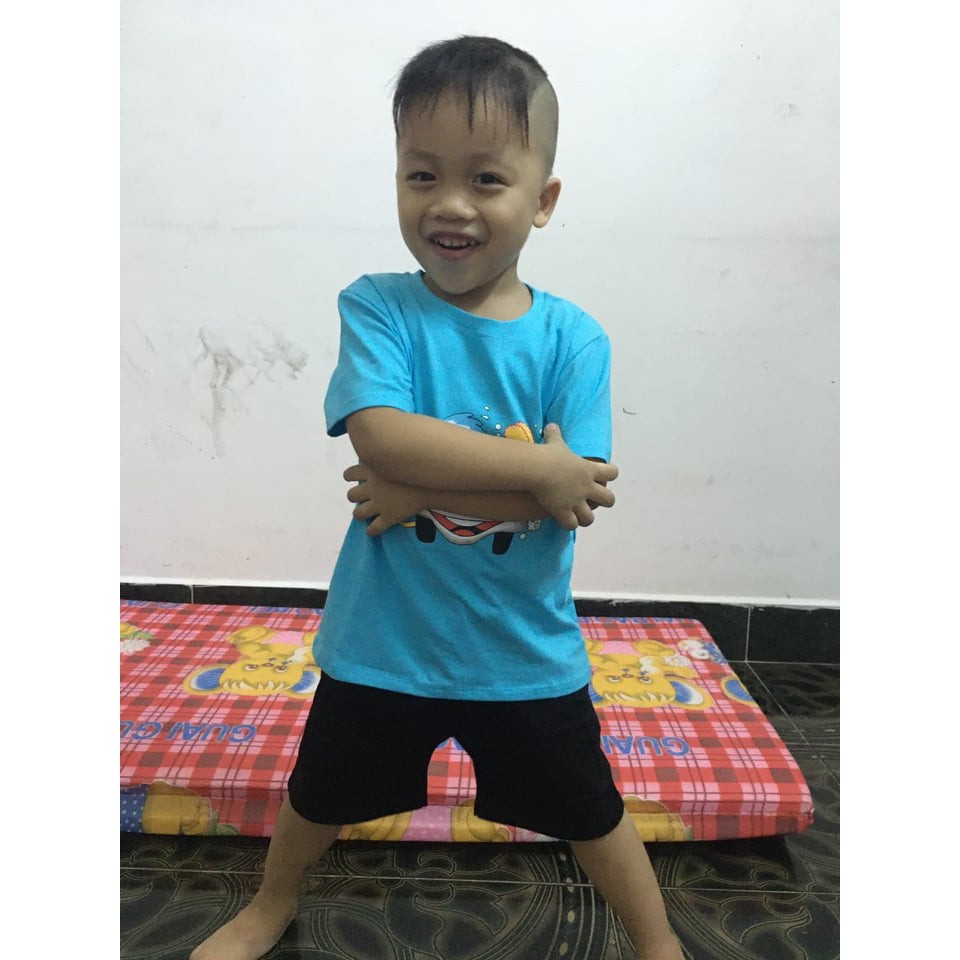 [HCM] Bộ quần áo cho bé trai 5-18kg, vải thun COTTON 4 chiều siêu đẹp, thun Việt Nam (NamyShop39)