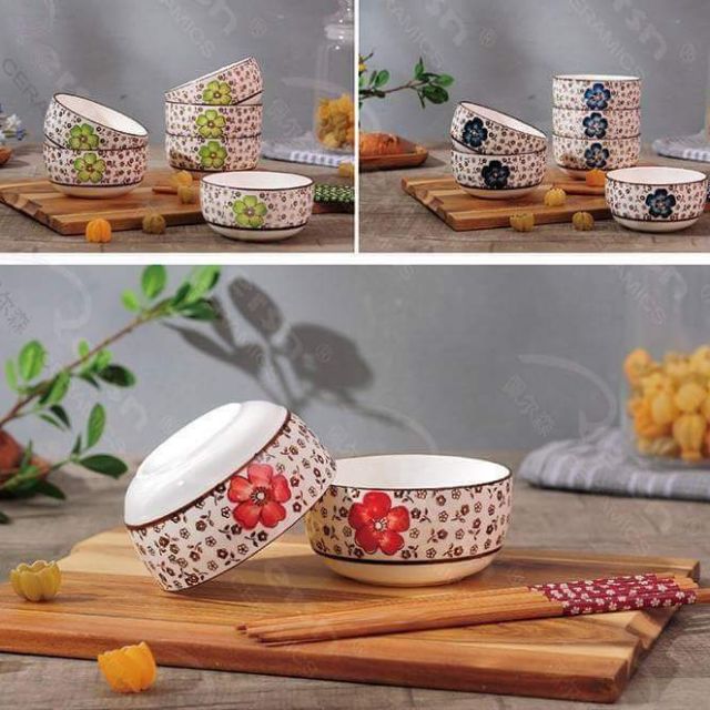 bát nhật bộ 6 cái kèm đũa