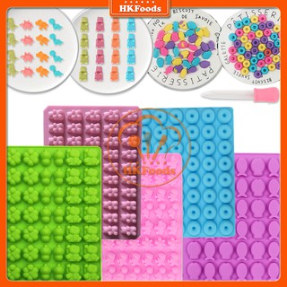 KHUÔN SILICON LÀM THẠCH RAU CÂU SOCOLA KẸO CHIP CHIP MẪU MINI TỰ CHỌN