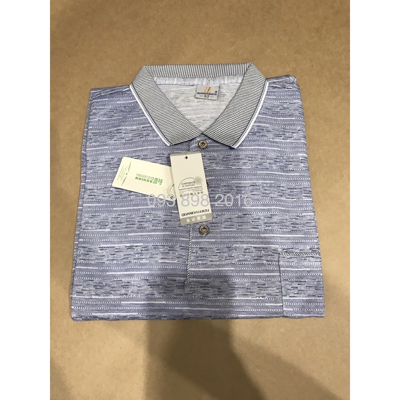 Áo thun dài tay cotton nam trung niên nhiều mẫu hàng quảng châu