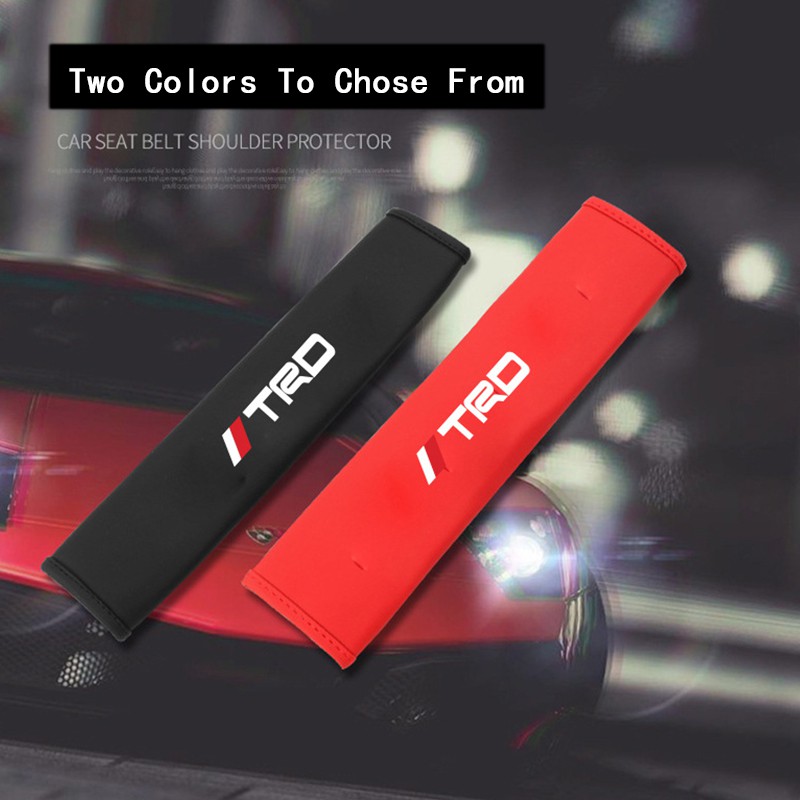 Đệm Bọc Dây Đai An Toàn Bằng Da Thông Dụng Cho Toyota Vios Hilux Camry Harrier Innova Rush Yaris Alphard Hiace Vellfire Corolla Cross RAV4