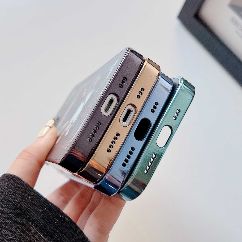 Ốp Điện Thoại Họa Tiết Hoạt Hình Thay Đổi Màu Sắc Dành Cho iPhone 14ProMax 13Pro 12 11