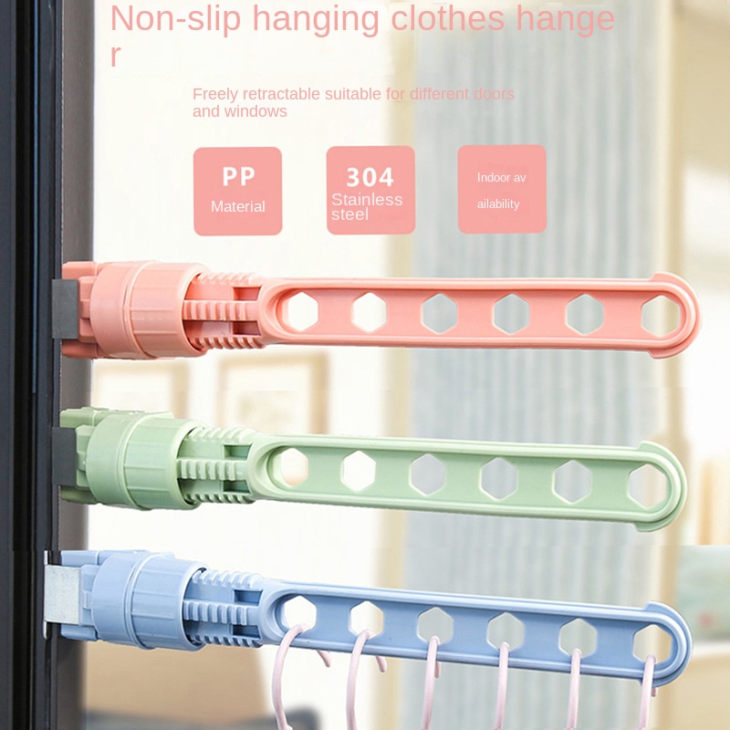 Giá Phơi Khô Quần Áo Gắn Cửa Sổ Tiện Dụng