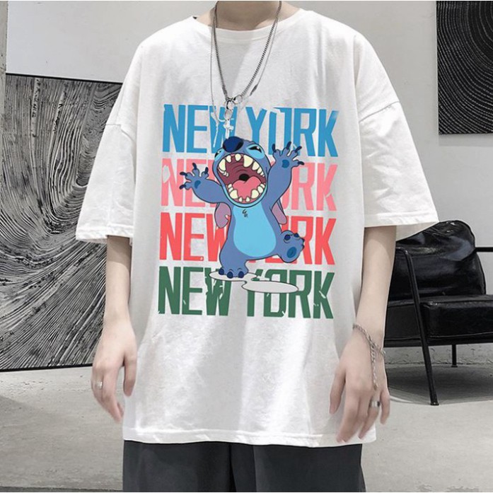 Áo thun tay lỡ Unisex, áo phông form rộng M464 KL SHOP HNSHOP