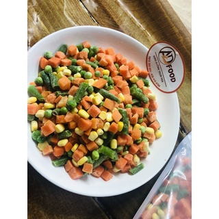 500g Rau củ cắt sẵn