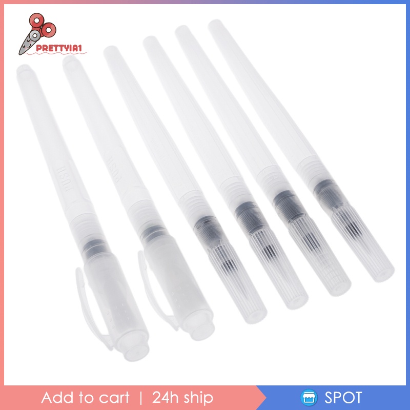 1 Bộ 6 Cọ Vẽ Màu Nước Với Túi Đựng
