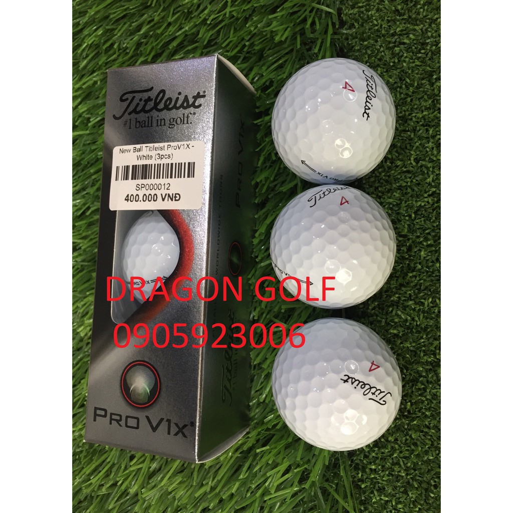 Bóng gôn (golf balls) *Hộp nhỏ 3 quả* Titleist Pro V1 &Pro V1X 2021 white  [chính hãng]