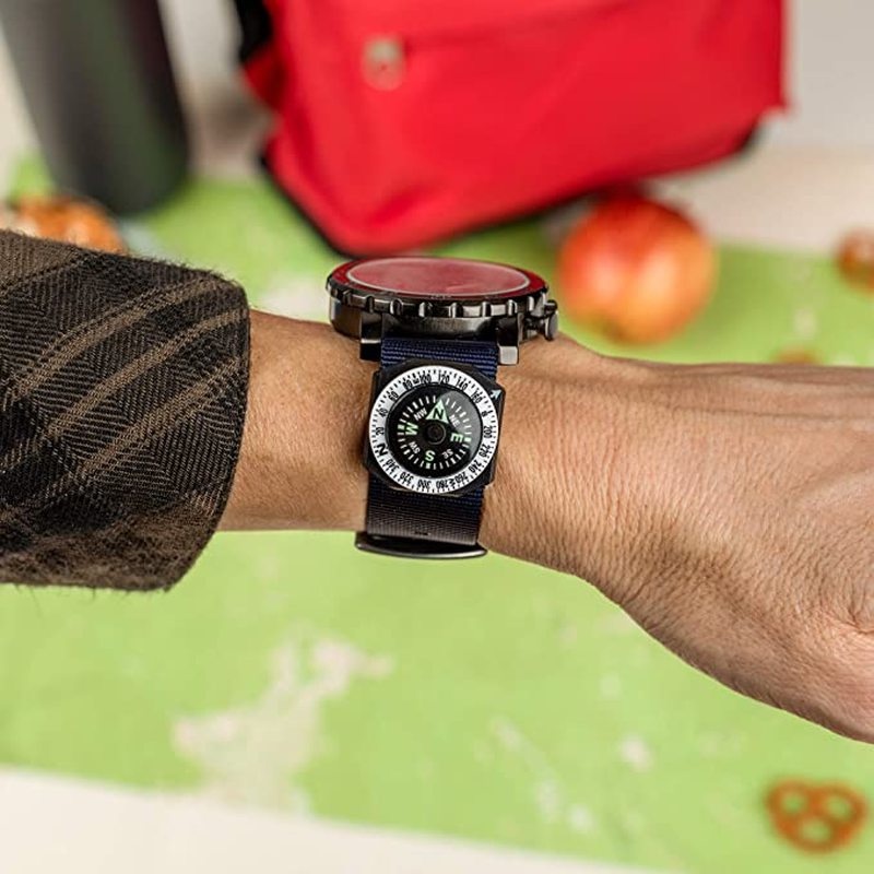 La bàn khóa cài 3 trong 1 mini đa năng có móc khóa/ La bàn kết hợp còi/ La bàn riêng lẻ cho hoạt động sinh tồn