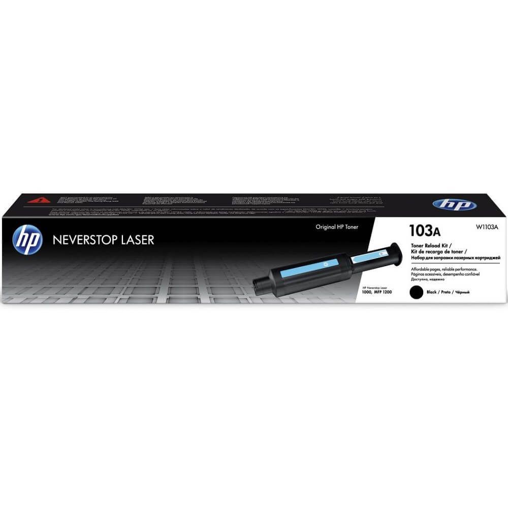 Mực in laser HP 103A Black Neverstop Toner Reload Kit W1103A–2500pages