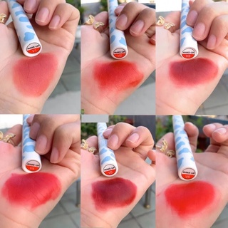 Son kem lì bò sữa tone sáng da nhung mịn nội địa Trung màu đỏ nâu đất