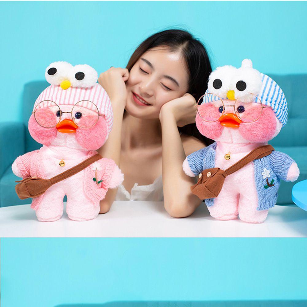 BEBETTERM Thú Nhồi Bông Hình Con Vịt Màu Vàng 30cm