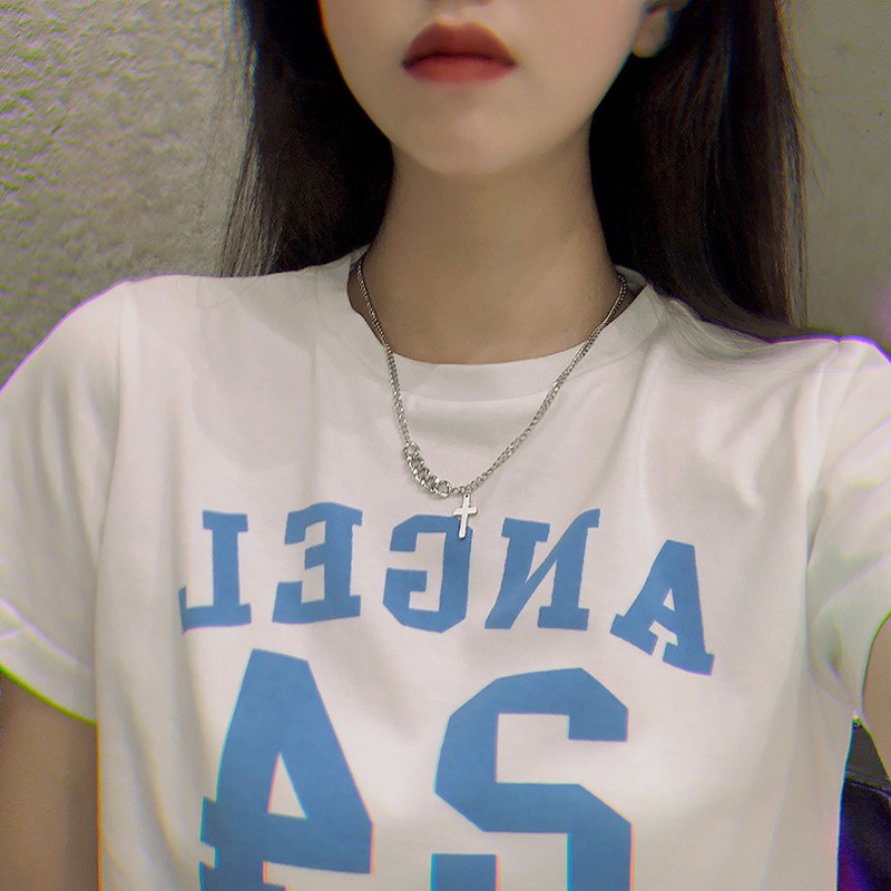 Vòng cổ mặt thánh giá phong cách hip hop độc đáo