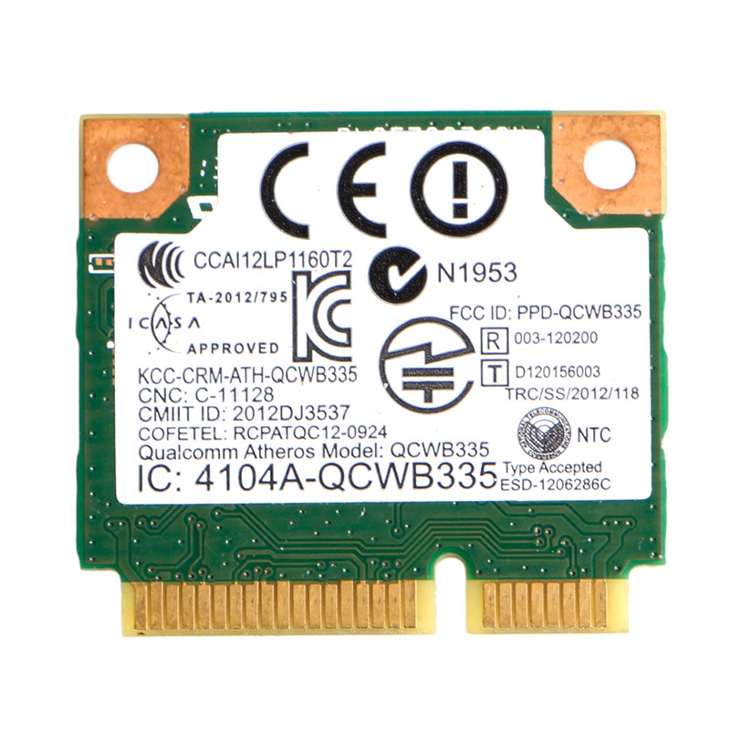 Card WiFi Wlan Mini PCIE CN-0C3Y4J QCWB335 Cho Dell DW1705