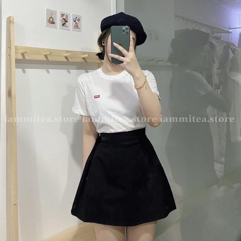 Levi Top - Áo phông Levi đen trắng