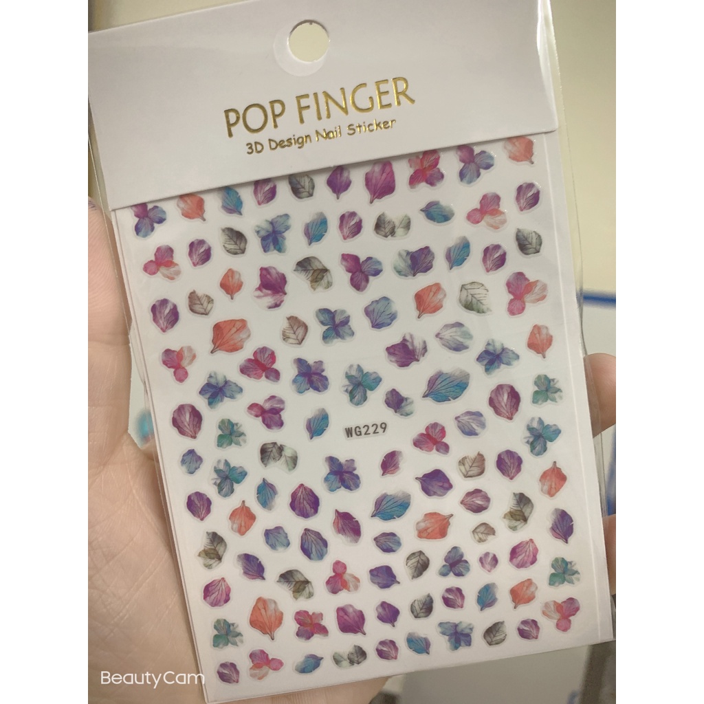 Sticker trang trí nail