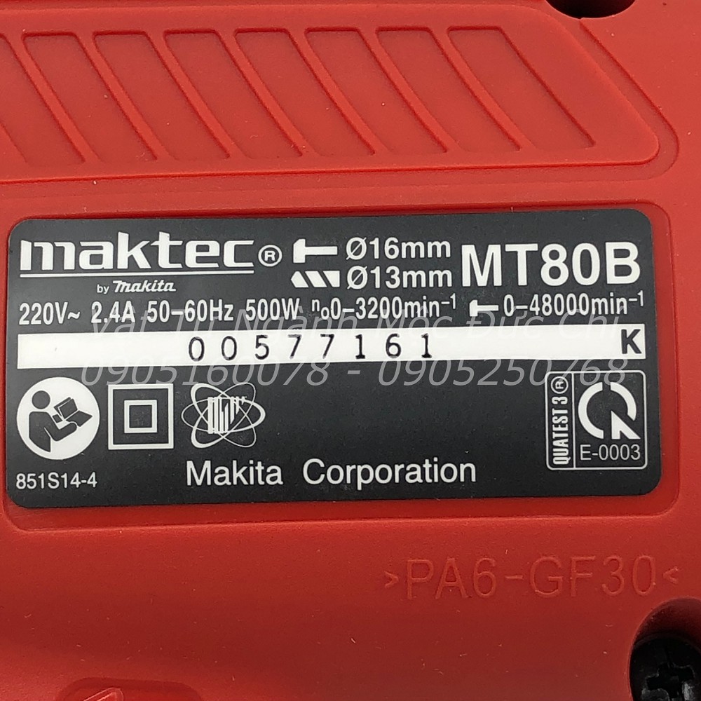 Máy khoan 13mm 500W chính hãng Maktec MT80B