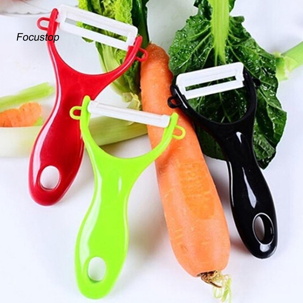 Vận Chuyển♠2 Dụng Cụ Gọt Vỏ Rau Củ Quả Bằng Sứ