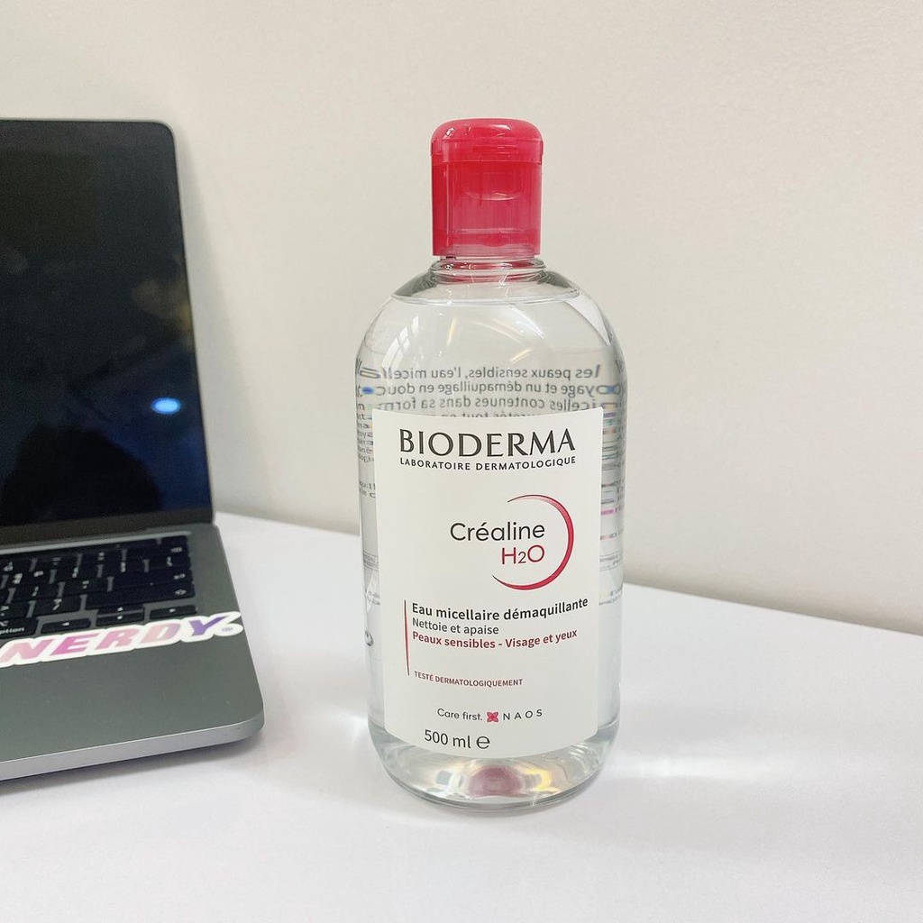 (Có sẵn) Nước tẩy trang Bioderma nắp hồng cho da nhạy cảm