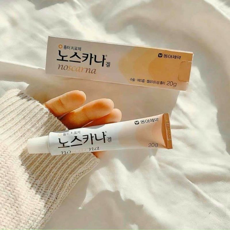Kem bôi liền sẹo Noscarna Hàn Quốc chính hãng dùng cho sẹo thâm sẹo lòi bỏng