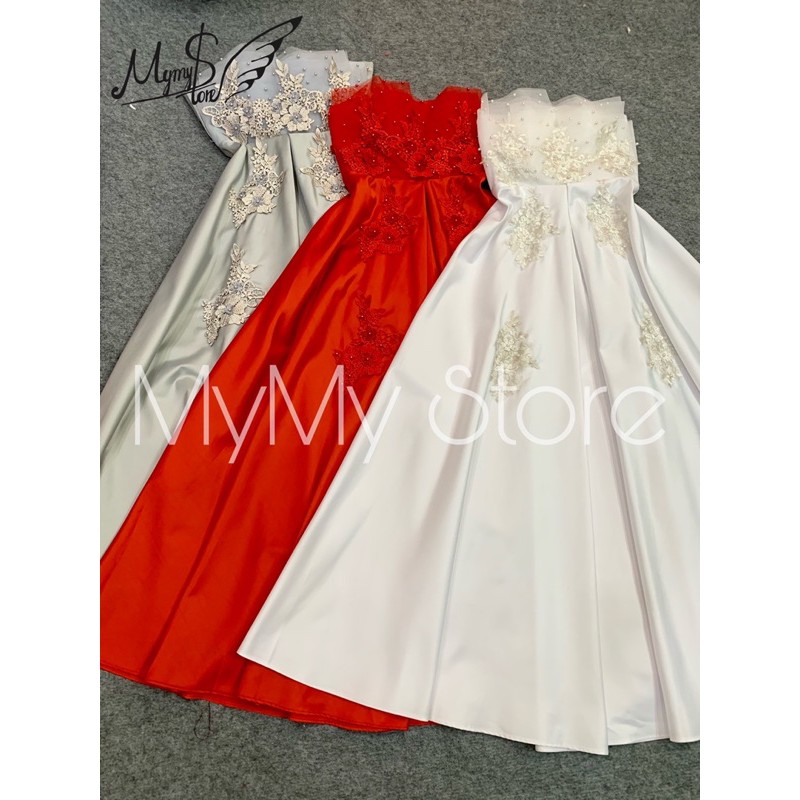 Đầm maxi cúp ngực dự tiệc mặc cưới TRIPBLE T DRESS - Size M/L (kèm ảnh/video thật)MS130Y