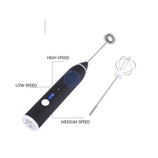 Cây Đánh Bọt Cà Phê Tự Động, Sạc USB/ Cây Đánh Bọt 2 Đầu