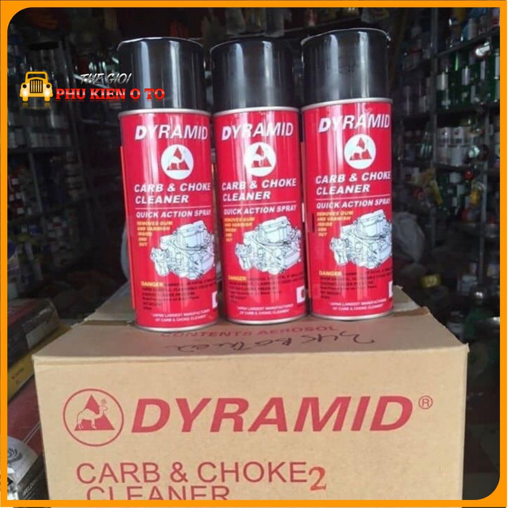 Bình xịt chế hòa khí xe máy &amp; ô tô DYRAMID - Bình xịt chế lạc đà ( 450ml )