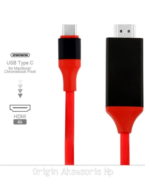 Dây Cáp Chuyển Đổi Cổng Usb C Hdmi Sang Hdtv Cho Tv Lcd Hdmi Type C Usb-c Samsung Xiaomi Oppo Vivo