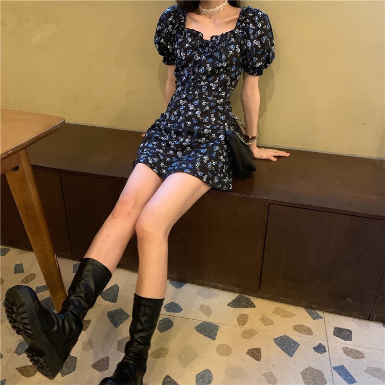 Đầm ulzzang Váy Dự Tiệc dạ hội hàng thiết kế dài công chúa có lớp lót vải voan xòe xếp ly đẹp Kozoda M3