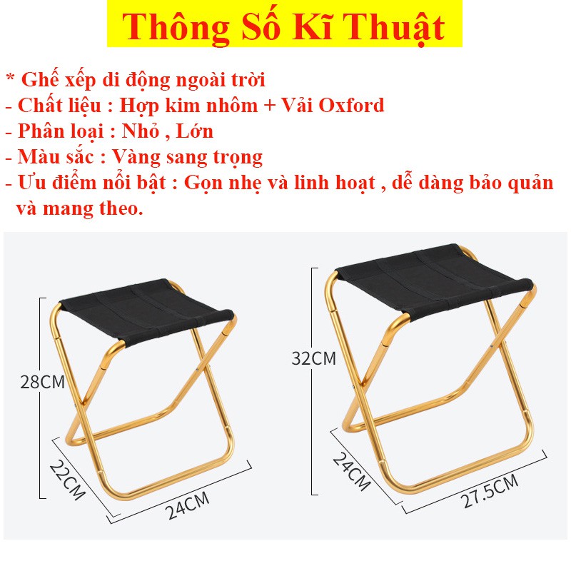 Ghế Xếp Inox Gấp Gọn Mini Bỏ Túi Dễ Dàng Mang Khi Du Lịch , Dã Ngoại, Câu Cá KK-21 | WebRaoVat - webraovat.net.vn