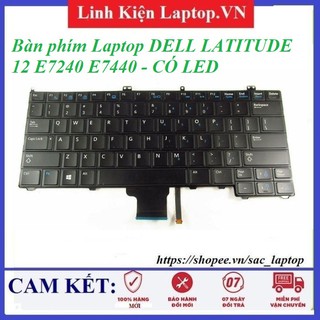 Bàn phím Laptop DELL LATITUDE 12 E7240 E7440 - Latitude 12 14 7000, E7420 E7240 E7440