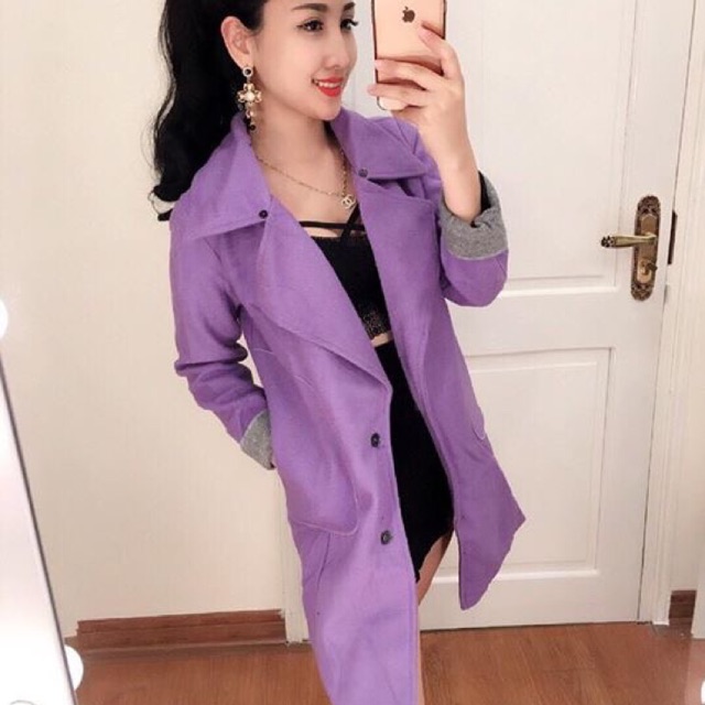 Áo khoác dạ dáng dài