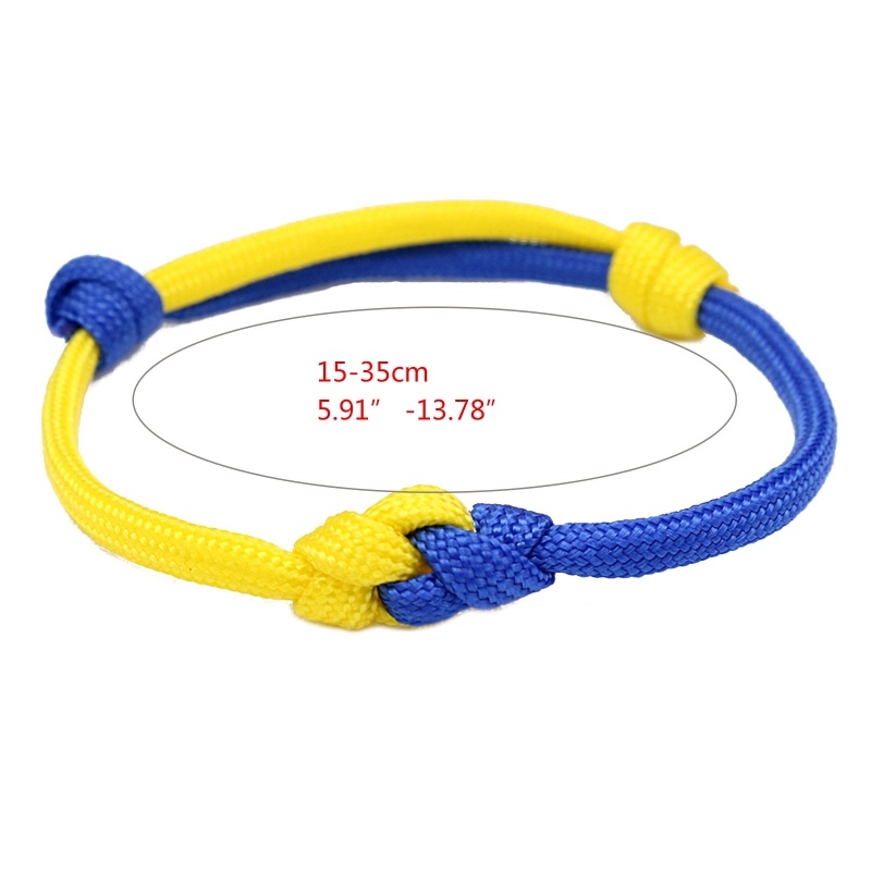 Vòng Tay Dây Thừng Mặt Hình Lá Cờ Thời Trang Unisex