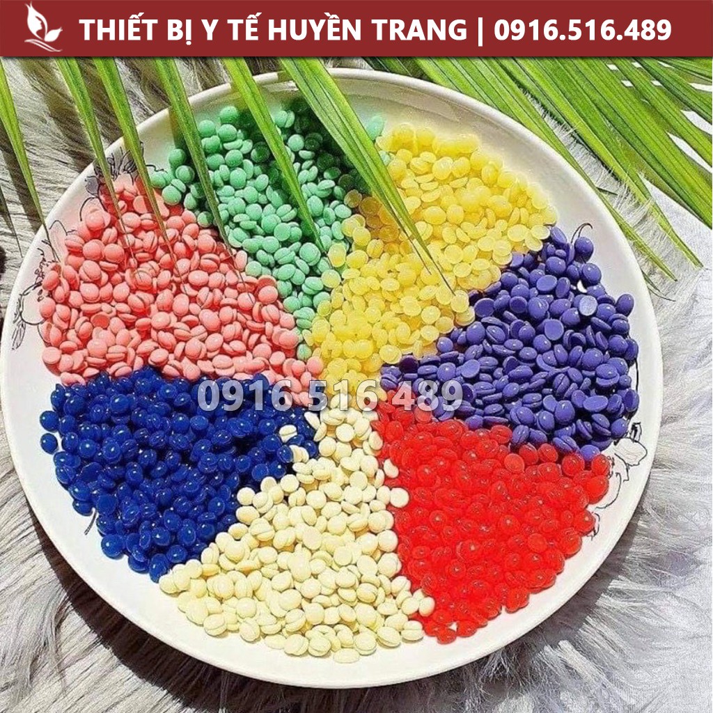 Sáp Wax Lông Hạt Đậu Hard Beans Nhập Khẩu Dùng Tẩy Lông Tại Nhà Y Tế Huyền Trang