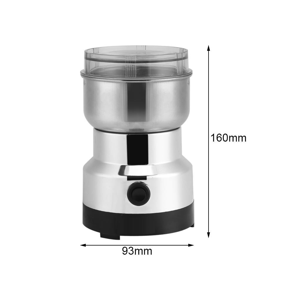Electric Stainless Steel Grinder Coffee Bean Milling Machine