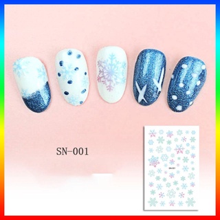 Phụ Kiện Sơn Móng Tay Dạ Quang Chủ Đề Giáng Sinh
