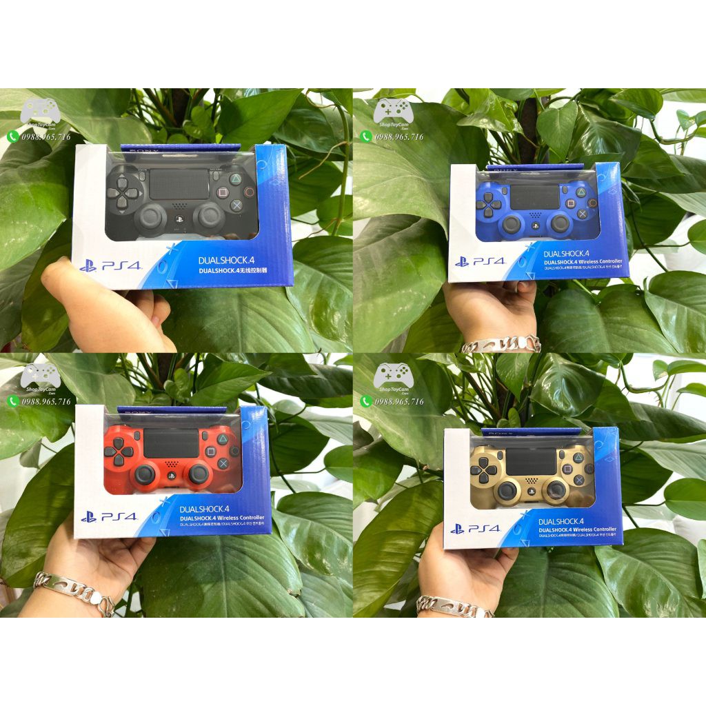 Tay Cầm Sony DualShock 4 PS4 Chĩnh Hãng + Cáp USB Chơi Game Tối Ưu Cho PC / FO4 / FIFA