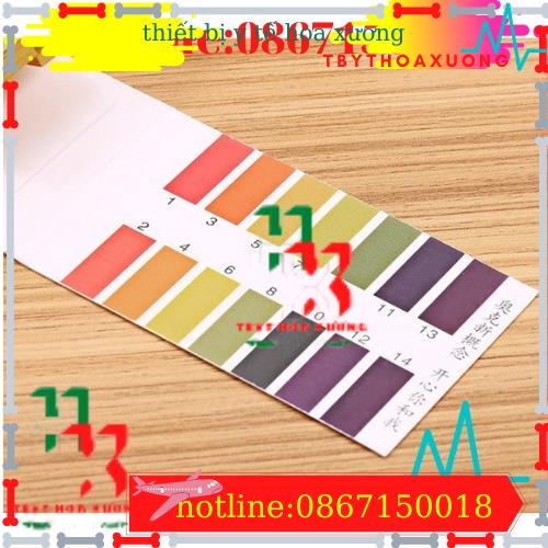 Giấy Quỳ Tím Đo Độ PH 1-14, Thử Rò Ối, Rỉ Ối Bà Bầu
