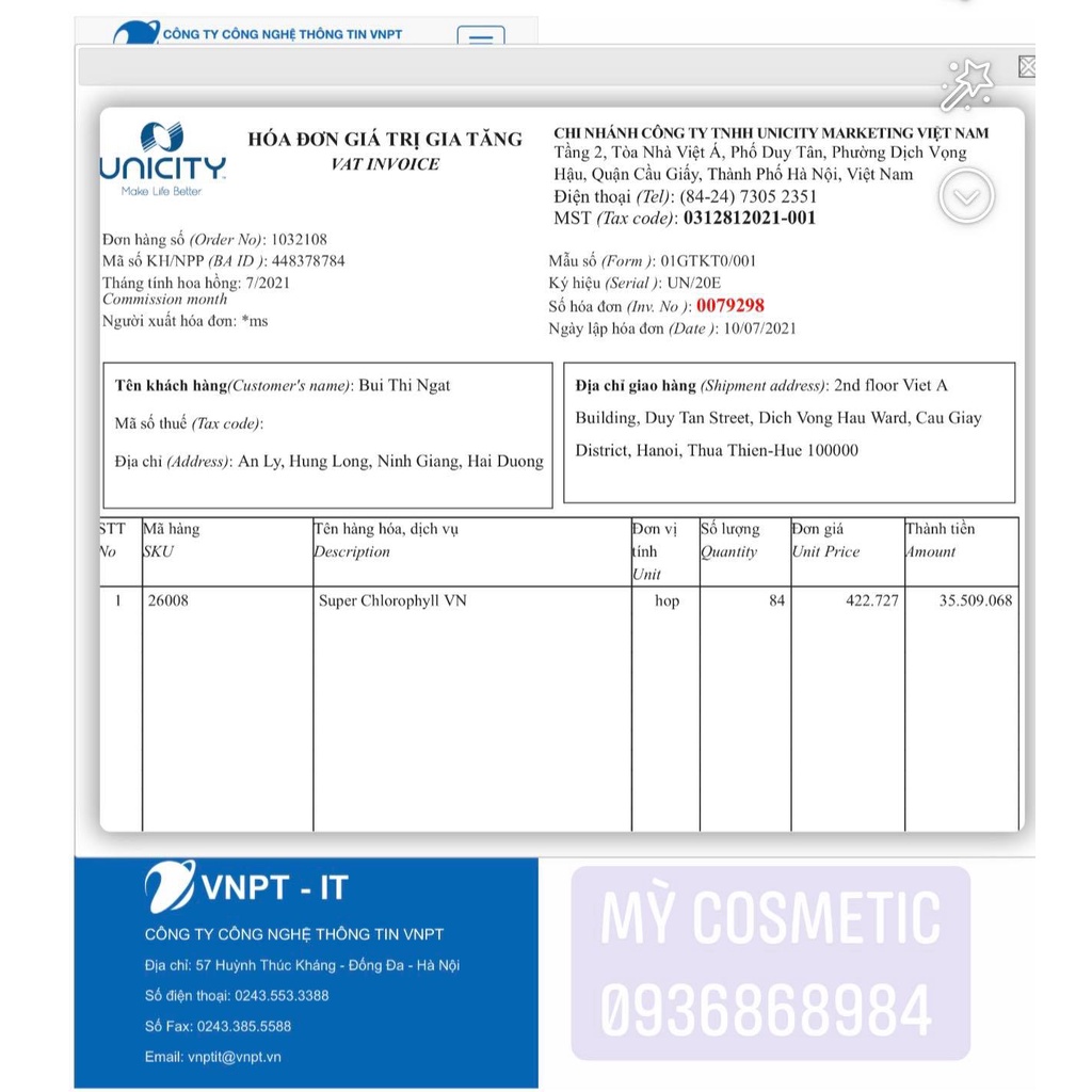 Diệp Lục, Bột Diệp Lục SUPER CHLOROPHYLL POWDER Detox Cơ Thể Hộp 92g