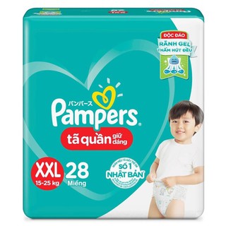 ⚡Freeship⚡ Bỉm tã quần Pampers size XXL 28 miếng (15-25kg)