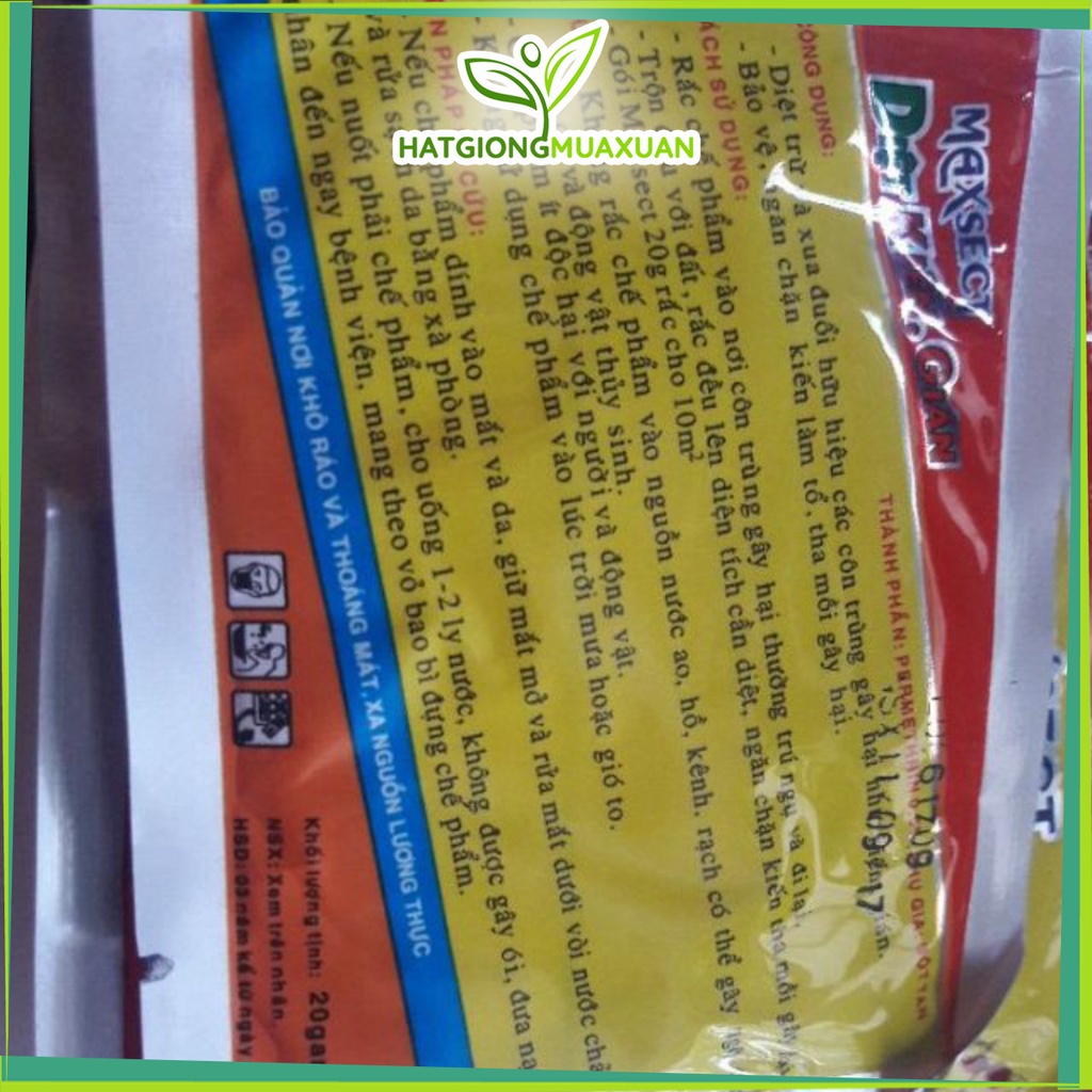 [SIEURE] Combo 5 gói thuốc diệt kiến, gián hàng đẹp, phân phối chuyên nghiệp.