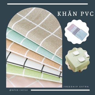 🌸 Khăn Trải Bàn Học / picnic PVC tiện lợi Mlem