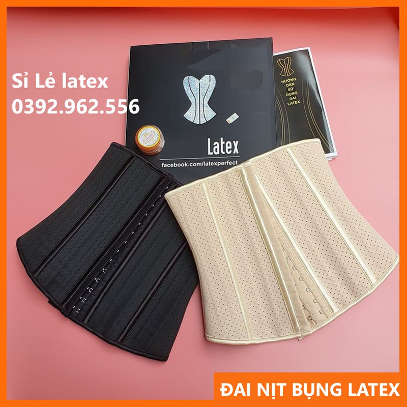 Gen nịt bụng Latex dáng chuẩn - Đai nịt bụng eo thon Hy Lạp [ FULLBOX+ QUÀ TẶNG ]